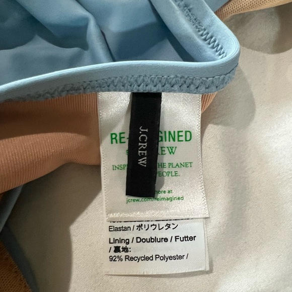 J. Crew Light Blue Swimsuit 10 - Picture 6 of 7